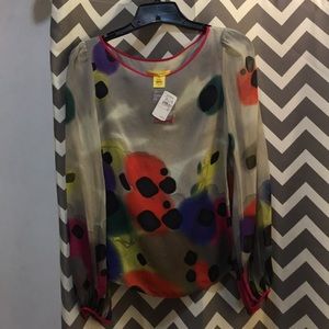 Never worn Catherine Malandrino silk top